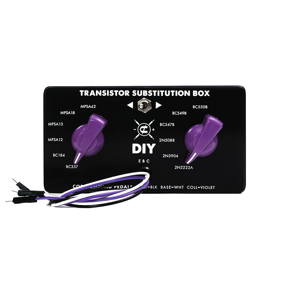 CopperSound Pedals DIY Transistor Substitution box, decade box for