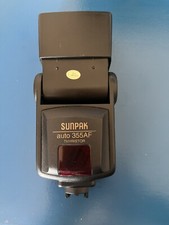 Vintage Sunpak 355AF Camera Flash For Canon T...