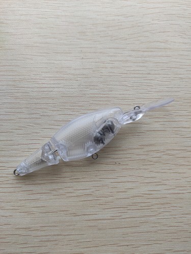 10pcs Unpainted Fishing Blank Lure body 2 Section-Jointed Swimbait 105mm 13g SO7 - Picture 5 of 5