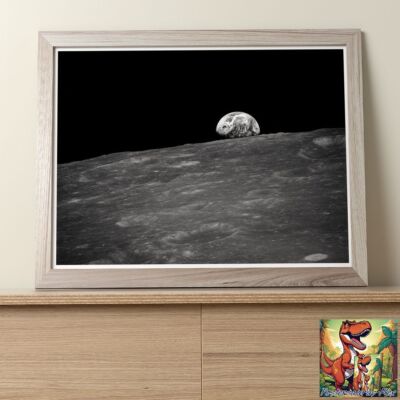 Apollo 8 Mondmission: professionelles Foto 10''x8''