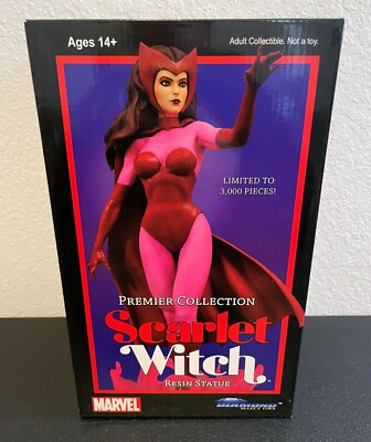 Marvel Comics SCARLET WITCH Premiere Collection Resin Statue L/E 128 of 3,000