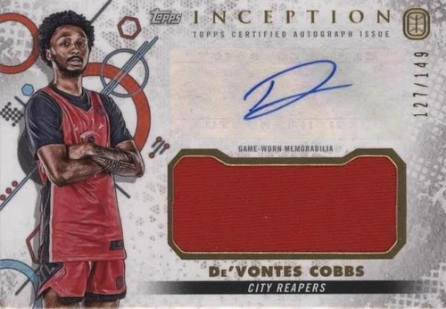 2022-23 Topps Inception OTE Overtime Elite - De'Vontes Cobbs #IARC-DC1