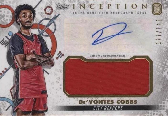2022-23 Topps Inception OTE Overtime Elite - De'Vontes Cobbs #IARC-DC1