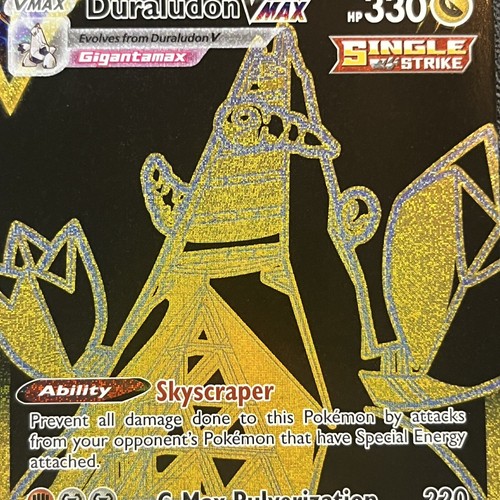 Carta Pokémon Duraludon VMAX TG30/TG30 Tempesta Argento Ultra Rara Full Art NM+ - Foto 7 di 13