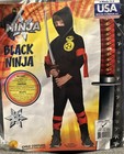 Rubies Costumes 881900 Black Ninja Child Kid Size Small New Halloween #37