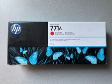 HP 771A Chromatic Red ink cartridge B6Y16A New OEM Genuine Sealed- 2026