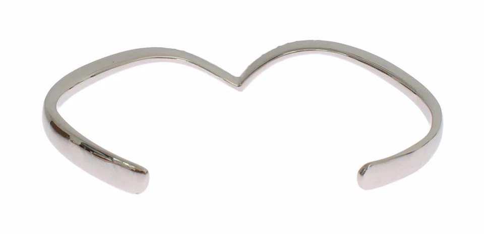 NEW $250 NIALAYA Authentic Bracelet Bangle Cuff Skyfall CZ 925 Silver s One Size - Image 4 of 4