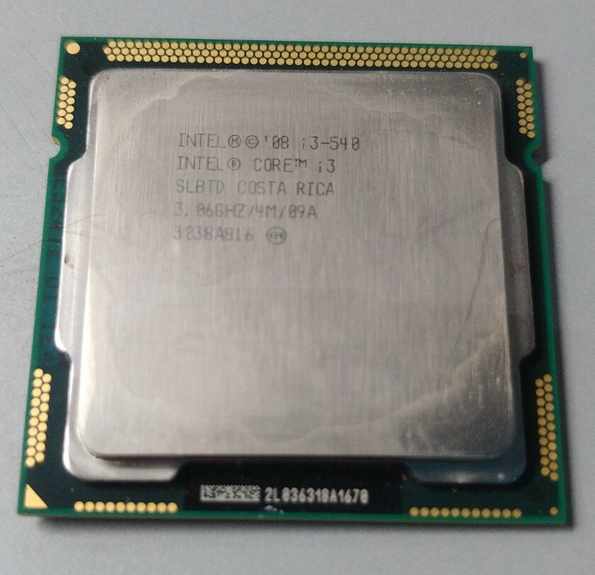 Intel Core i3 540 i3-540 3.06 GHz CPU Processor SLBTD LGA 1156