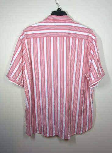 Tommy John Go Anywhere Un-tucked Short Sleeve Button Down Shirt 2XL XXL - Picture 7 of 9