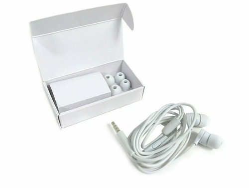 ORIGINALE GOOGLE PIXEL CUFFIE AURICOLARI JACK 3.5mm AUX BIANCO MICROFONO FILO - Imagen 3 de 4