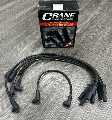 Crane Cams Firewire Spark Plug Wires 249-6155 Black - GMC truck 85-93
