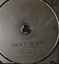 AC/DC - Back in Black (CD Disc Only) - Acceptable Condition