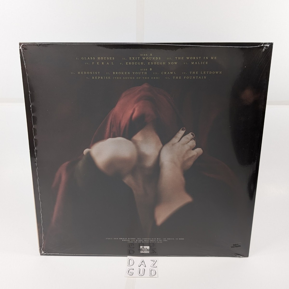 Bad Omens- Self Titled LP - Beer Opaque Red Galaxy Splatter Vinyl