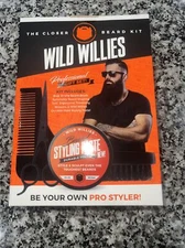Wild Willies The Closer Beard Kit Professional Gift Set Brush Scissors Balm