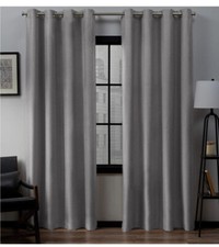 Exclusive Home Curtains Loha Linen Grommet Top Curtain Panel Pair 54x108 ...