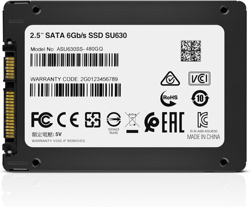 ADATA Ultimate SU630 480GB Solid State Drive, black 480 GB - 第 5/6 張圖片