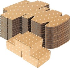 25 Pack Small Shipping Boxes - Corrugated Cardboard Mailers Gift  Craft Packing