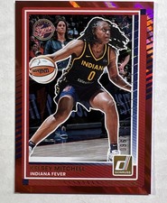 2025 Donruss WNBA Kelsey Mitchell Red Shimmer #96 /399 Indiana Fever