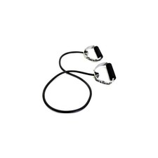 Theraband Resistance Tubing with soft grip handle-Black 50in Special Heavy