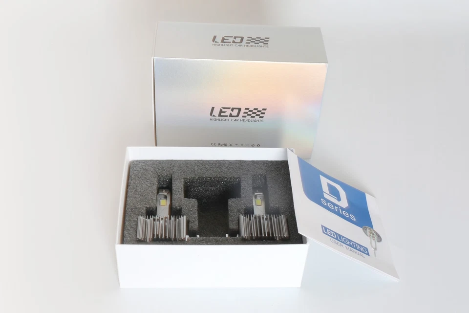 For Jeep Grand Cherokee 2014-2017 D3S LED Headlight Light High/Low Beam 2x Bulbs - Image 2 of 4