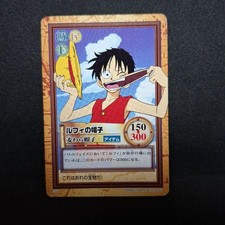 One Piece Luffy Hat Carddass Hyper Battle C05 TCG Card Bandai Japan Vintage 1999