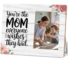 Mom Picture Frame Gifts from Daughter Son,You Are the Mom Everyone Light blue