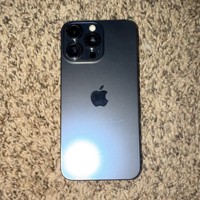 Apple iPhone 15 Pro Max 256GB Blue Unlocked iOS 6.1in 12MP 4G+