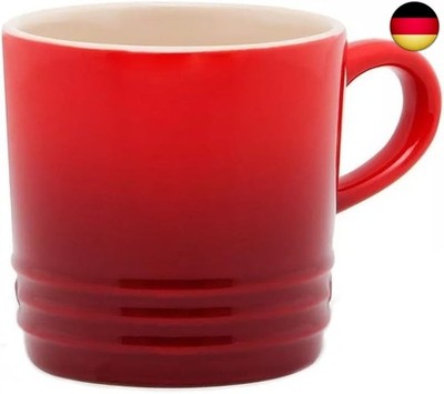 LE CREUSET Becher aus Steinzeug, 0,35 L, Kirschrot, 70302350600002