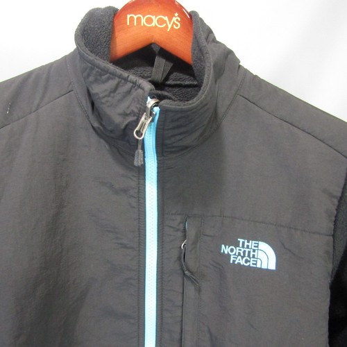 Chaqueta polar The North Face Denali bolsillos con cremallera completa ligera negra para mujer M - Imagen 2 de 12
