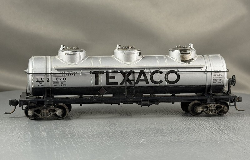 Athearn - Texaco - 40' 3 Dome Tank Car+ Wgt # 270w/Kadees