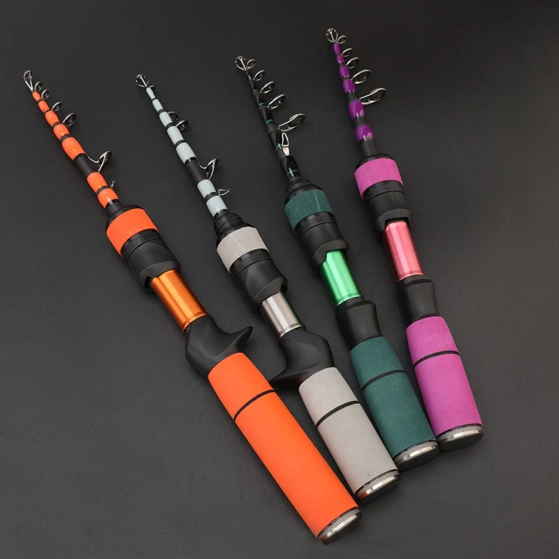 Super Short Telescopic Fishing Rod Trout Travel Rod Carbon Fiber Ultra-Light