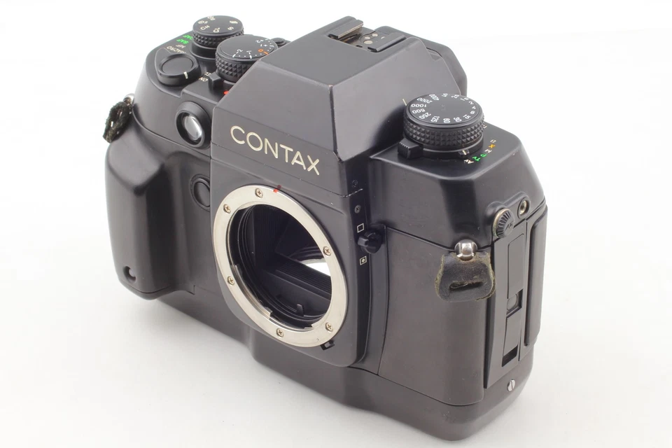 All Works [Near MINT] Contax AX SLR 35mm Film Camera Black Body From JAPAN - Image 2 of 4