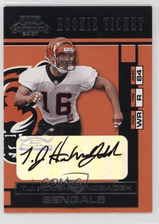 2001 Playoff Contenders Rookie Ticket TJ Houshmandzadeh #177 Auto 0my9