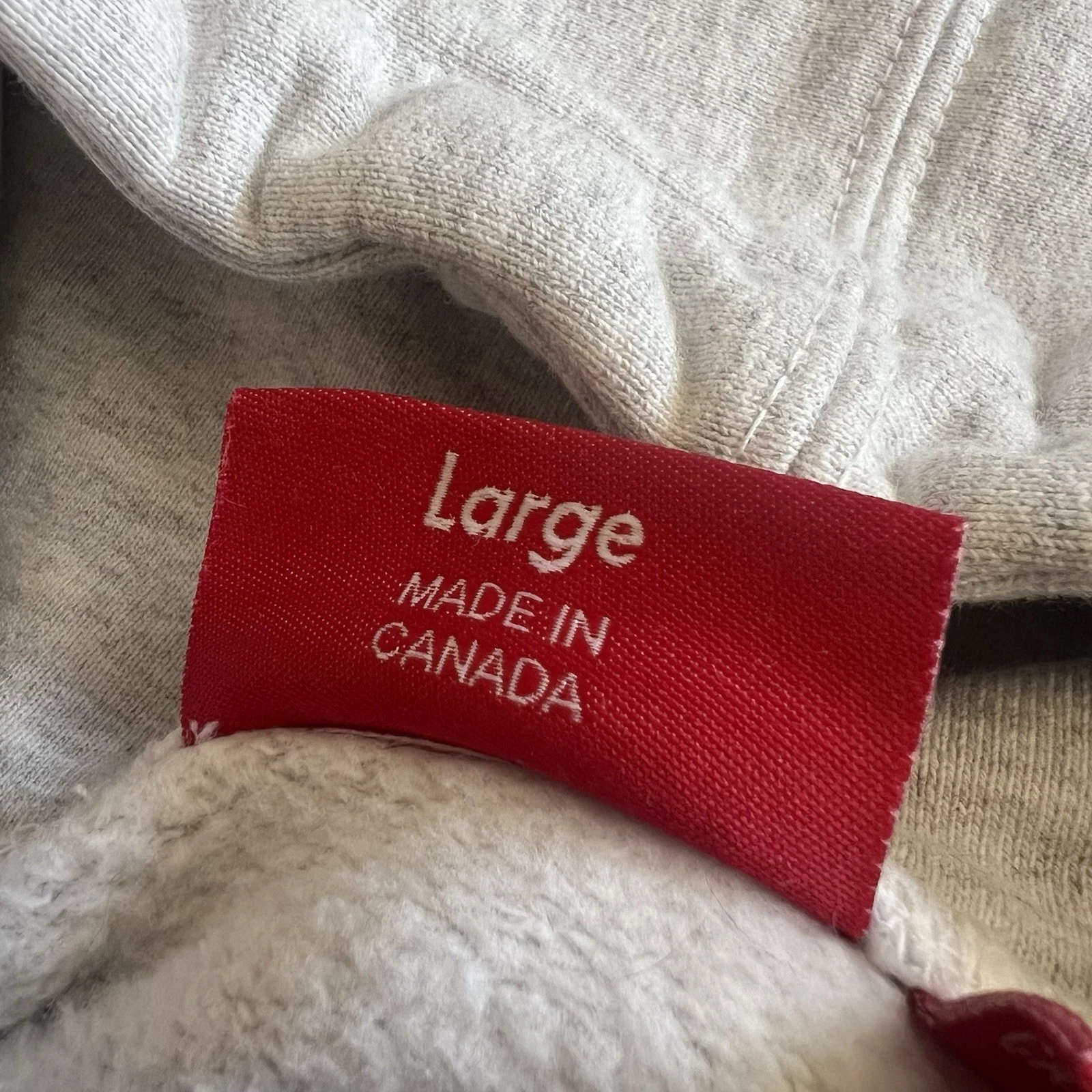 Supreme Enterprises Felpa con Cappuccio Uomo Large FW20 Grigio Ricamato Skate