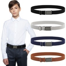 Magnetic Boys Belt, Adjustable Elastic Belts for Boys Girl with Magnetic Buck...