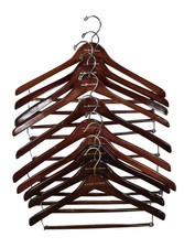  50 Assorted Polo Ralph Lauren Purple Label Wooden Coat Jacket Suit Hangers