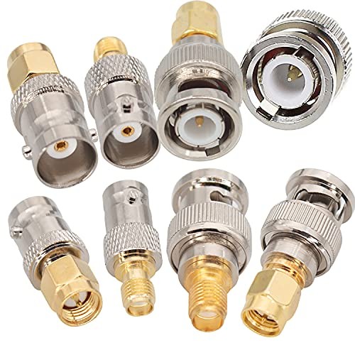 SMA to BNC Kits 3 Sets RF Coaxial Adapter Male Female Coax Connector 12 Pcs - 第 2/7 張圖片