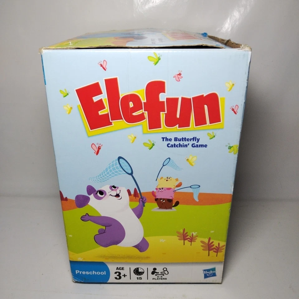 Elefun Butterfly Catching Game 2011 Hasbro Working 98% Complete Needs Batteries - Image 2 of 4