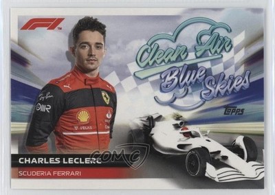 2022 Topps Formula 1 Clean Air Blue Skies Charles Leclerc #CABS-CL 1a1r