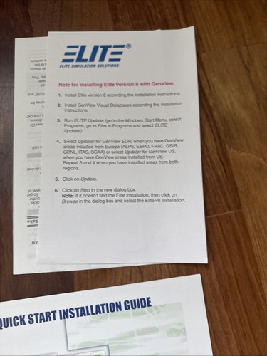 Elite Flight Simulation Software For Windows - Discs And Guides Complete - Picture 6 of 12