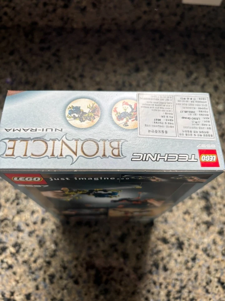 LEGO BIONICLE: Nui-Rama (8537) Novo Selado de Fábrica Ótimo Estado!! Novo na caixa - Imagem 3 de 4