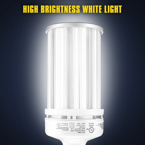 125W LED Retrofit Corn Light Bulbs E39 Mogul Base Warehouse Parking Lot Lighting - Picture 18 of 20