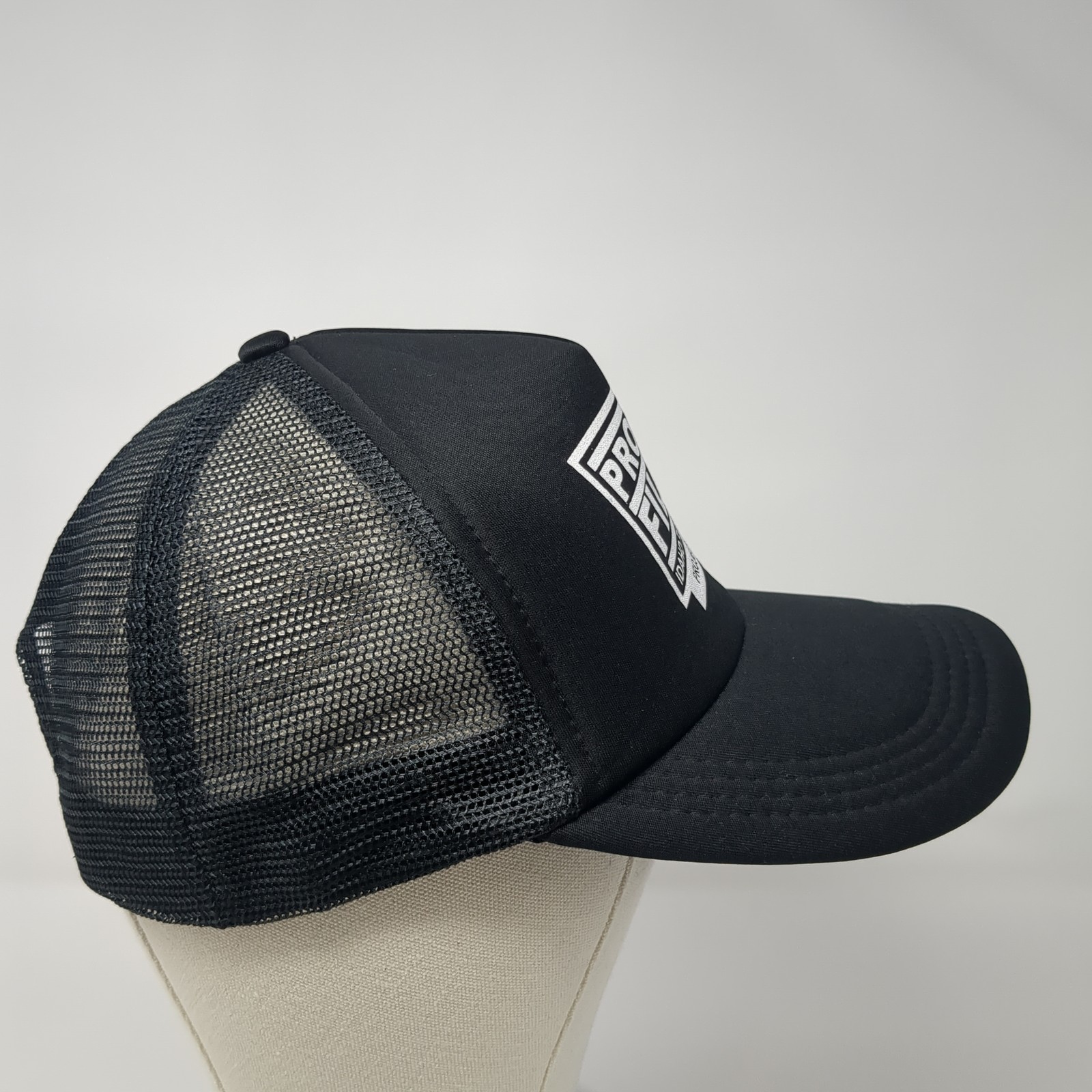 Project Filter Snapback Mesh Back Trucker Hat Bla… - image 4