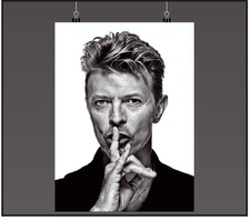 David Bowie Shh Music Poster Art Print Gift - A0 A1 A2 A3 A4