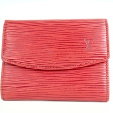 Authentic Louis Vuitton Epi M6341E Portemonnaie Simple Coin Case[Used]42508