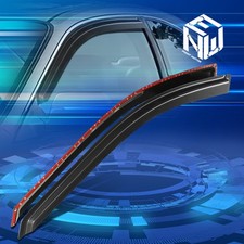 For 98-02 Honda Accord Coupe Glossy Black Side Window Visors Sun Rain Deflector