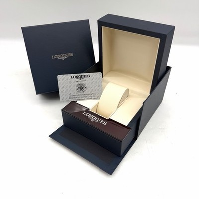 Longines Original Schweizer Uhr Komplett Box FULL SET CARD Etui
