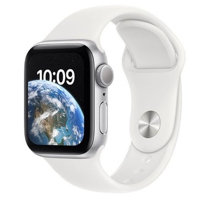 Apple Watch SE GPS 44mm mit Aluminiumgehäuse und brillantem Retina Display White
