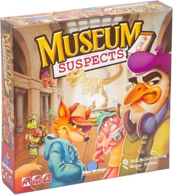 Museum Suspects - Brettspiel 8+ (Eng- Fra) Regeln in Italienisch enthalten - Ghe