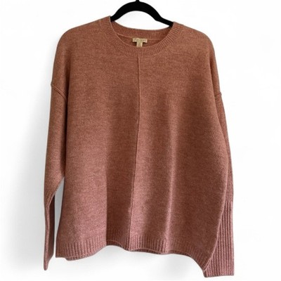 Legendary Outfitters Soft Pink Sweater Womens Large 90s Preppy Minimalist Scandi
